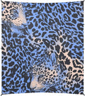 Animal Print Style Blue Beach Cabana Tent UPF50 Easy Setup Portable Sun Shelter with Sturdy Poles Sandbags and Shovel for Camping Trips Fishing Backyard Fun or Picnics