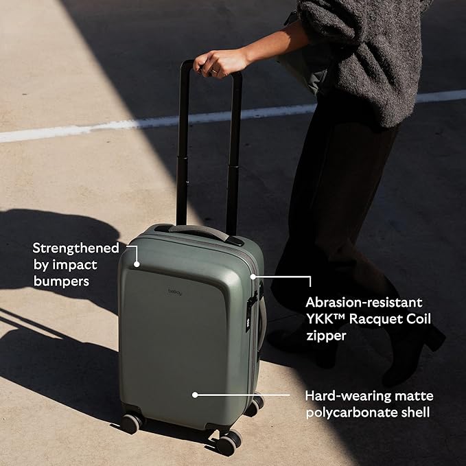 Bellroy Transit Carry-On (41L carry-on luggage with hard shell and removable packing cells) - Chalk