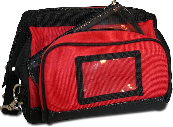 Lightning X Products Fireman's All-Purpose Wide Mouth Toiletry/Personal Tool Bag for Shift Firefighter with Maltese Cross