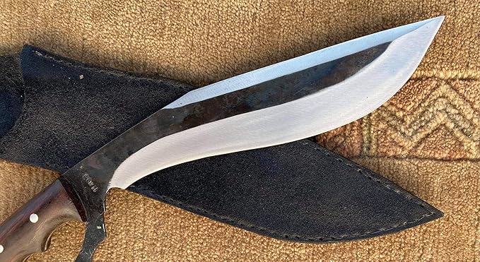 12 D-Guard Handle Farmer Rust free Kukri - Survival Hunting Khukuri High Carbon Steel Fishing Knife Outdoor Camping Tool Activities
