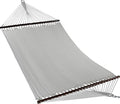 Jumbo Caribbean Hammock - 55 Inch - Soft-Spun Polyester - White