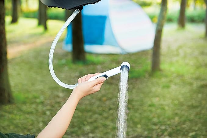 Cogit Shower Bag Small Storage Includes Stopper For Outdoor Use Black 5.3 gal (20 L)