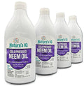 Nature's IQ Advanced Formula Neem Oil with Built in Mixing Agent. Concentrated neem Oil Spray for Plants. 4 in 1 Products. Controls Insects Mites Fungus and Nematodes. 4-16oz Bottles.