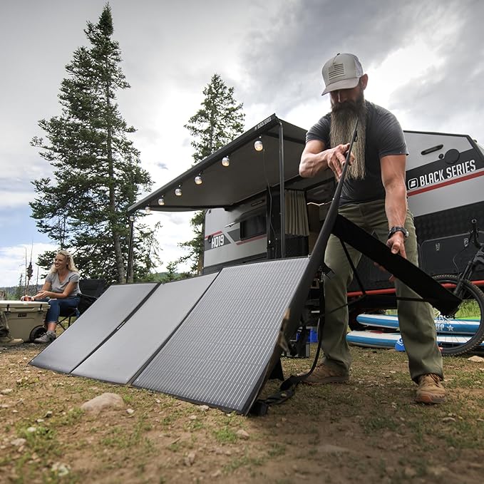 Goal Zero Nomad 400-Watt Solar Panel Folding Solar-Panel Charger with Kickstand Portable Solar Power.