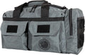 Serious Steel Fitness Gym Bag 1000D Nylon Duffel Bag Heavy Duty (Grey - Mid Bud 2.0)