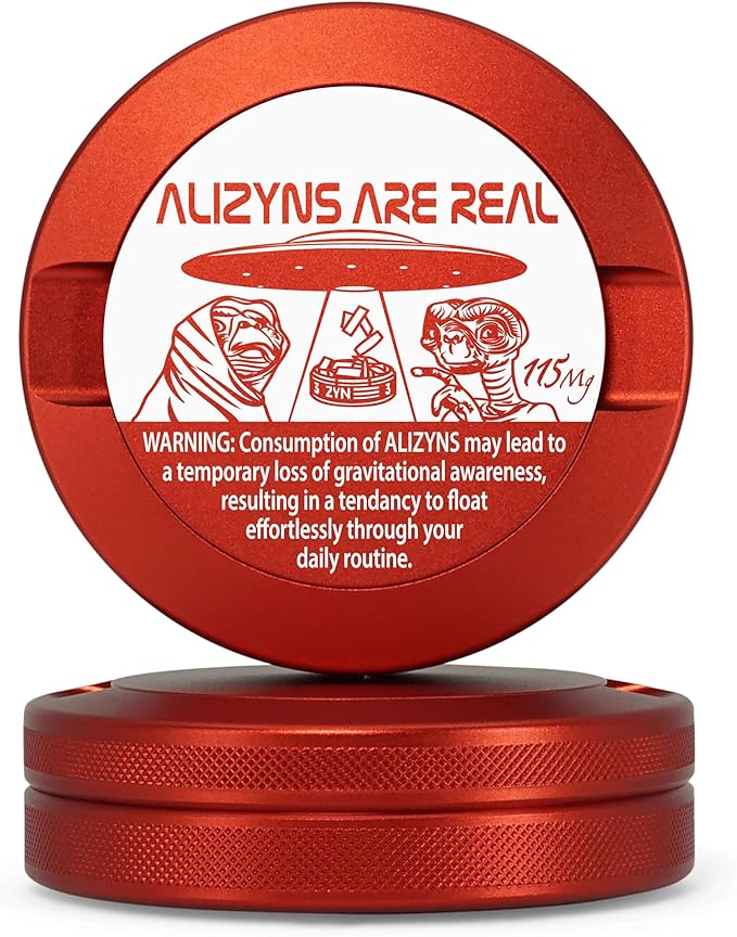 Metal Can | Metal Container for Pouches | Aluminum Used Pouch Storage Tin | Airtight O-Ring Moisture Odor Proof EDC Pocket Tin | The Probe Edition (Red)