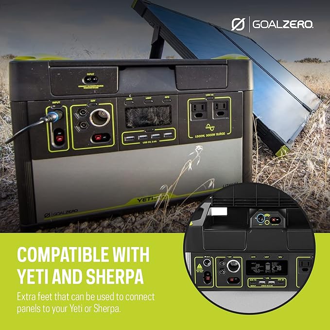Goal Zero 15ft Extension Cable for Goal Zero Boulder 200 Solar Panel