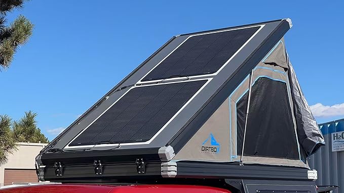 LensunSolar Flexible Solar Panel 240W 12V ETFE 46.8in x 38in Semi-Flexible Bendable Mono Solar Panel High Efficiency 240 Watt for RV Van Roof TopCamping Home Boat Marin