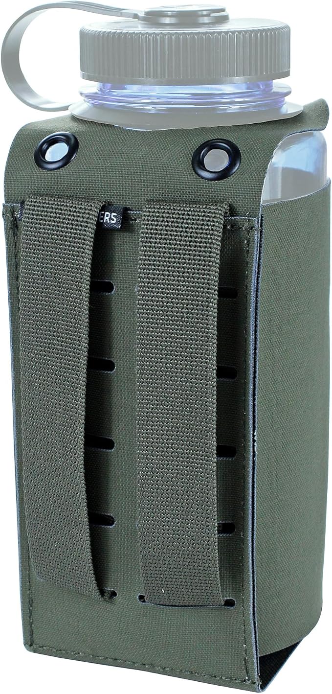 Water Bottle Holder MolleJX Tacfancier Tactical Water Bottle Pouch for Belt Backpack Chest Rig Canteen Pouch for 32oz Nalgene