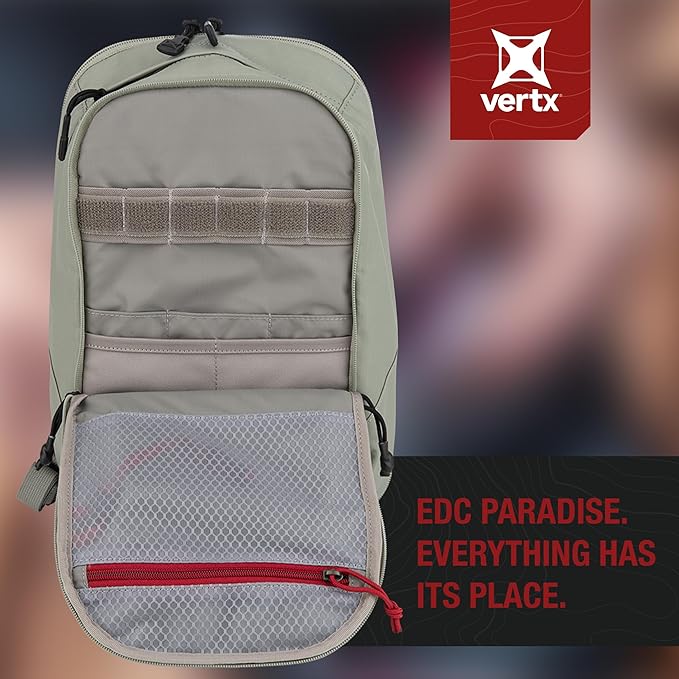 Vertx Urban Ghost Tactical Sling Bag (10L) – Durable Ripstop CCW Carry Pack with Rapid Access Tab Lockable Zippers Mountain - One Size