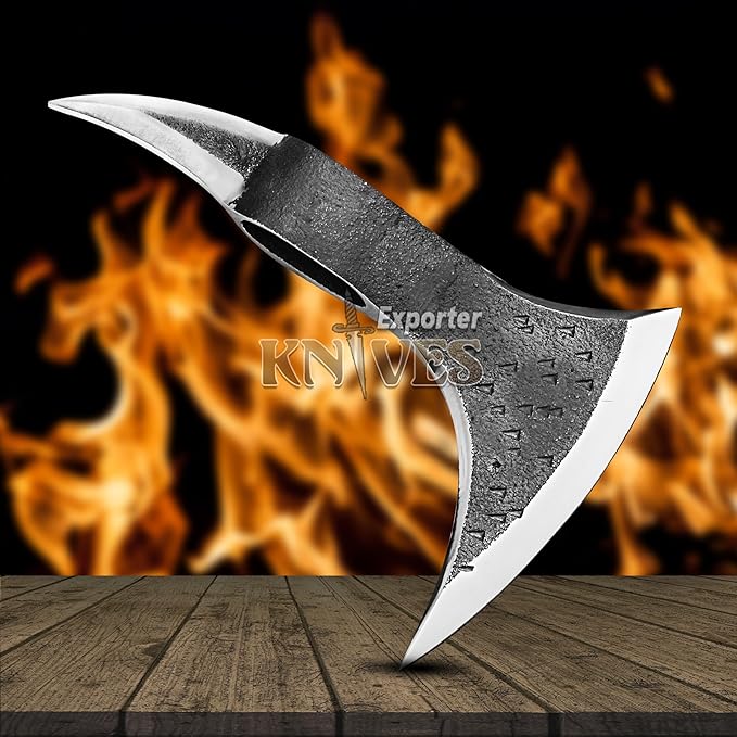 Carbon Steel Bearded Camping Viking Axe Head/Hatchet Head CSH-15 (CSH-10)