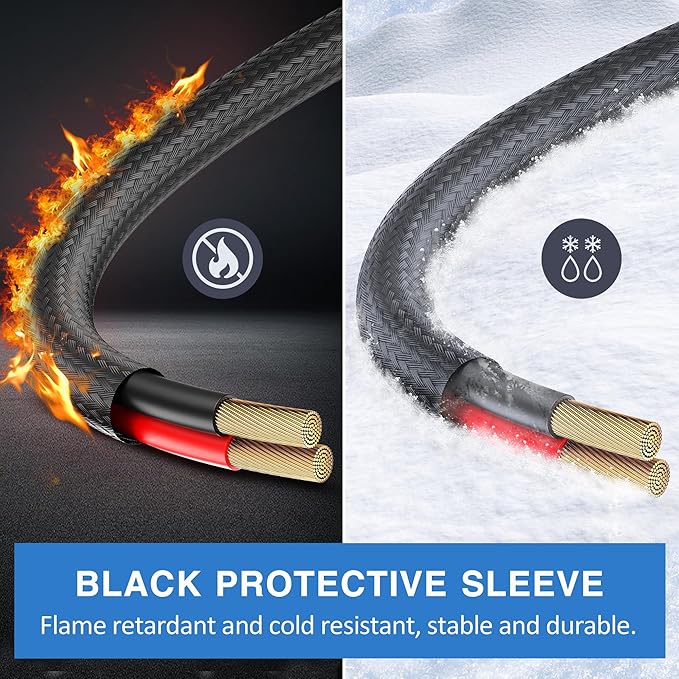 XT60 to Anderson Connector Cable(10AWG 20ft) Anderson to XT60 Female Adapter Injection Molded XT60 to Anderson with Flame Retardant Sleeve for RC BatterySolar PanelPortable Power Station