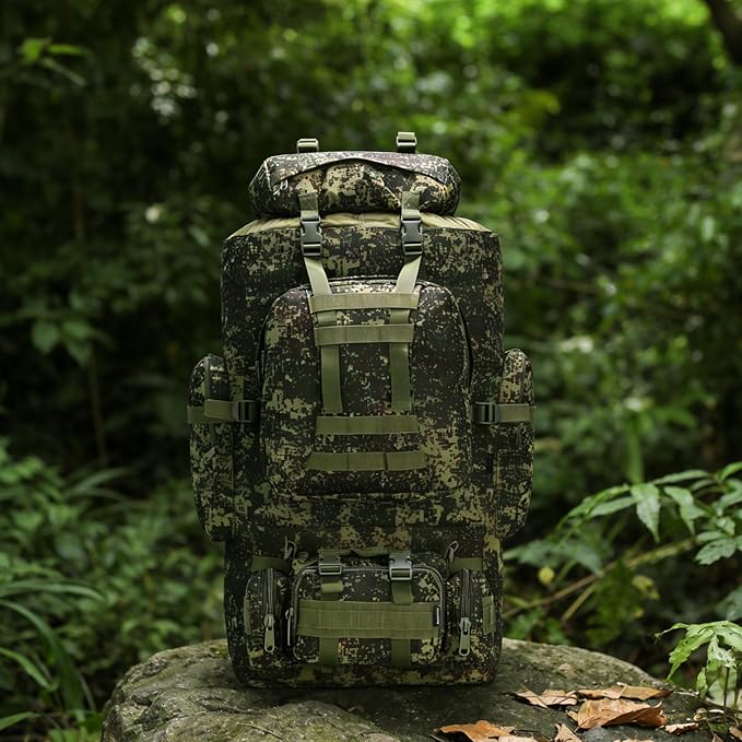 100L Camping Hiking BackpackMolle military Tactical rucksack backpackWaterproof Lightweight Hiking Backpack