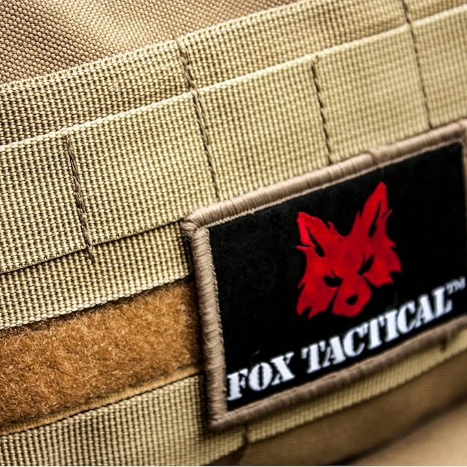 FOX OUTDOOR PRODUCTS Jumbo Modular Deployment Bag | Tactical Shoulder Bag Waist Pack &amp Go-Bag w/ Organizer Pockets &amp Webbing