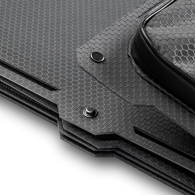 Dark Energy Spectre Folding 56W Solar Panel | USB-C and USB-C Output for Charging | Ultra-Durable IPX7 Waterproof Chainable Design Off The Grid Solar Powerhouse