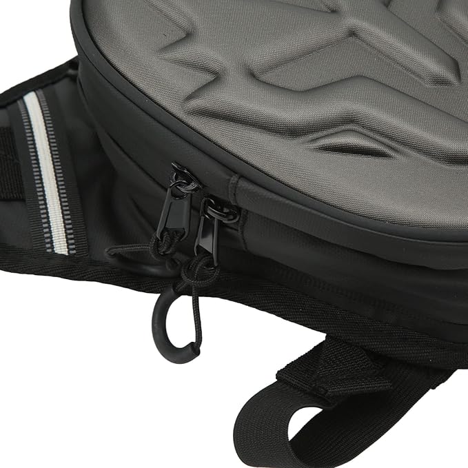Motorcycle Leg Bag Thigh Packs PVC Matte Outdoor Carbon Fiber Drop Leg Bag Multifunctional Crossbody Shoulder Bag for Riding Travel Hiking (Matte Grey)