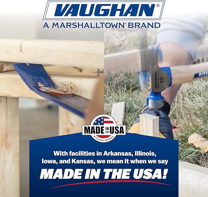 VAUGHAN Viking Stealth Axe Double Bit Hand Axe Steel Handle Shock Block Grip Made in the USA RSA16 VN32410