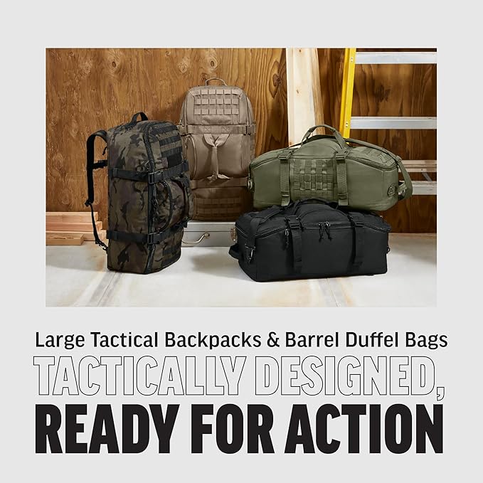 CornerStone Large Tactical Backpack | Durable Laptop Bag Mesh Back Panel Padded Shoulder Straps Hydration Port Coyote Brown OSFA