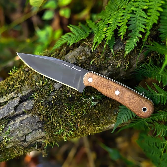 FLEXCUT Hawthorne Knife Collection Seeker - Sapele w/White Liner (FTKFB4C)
