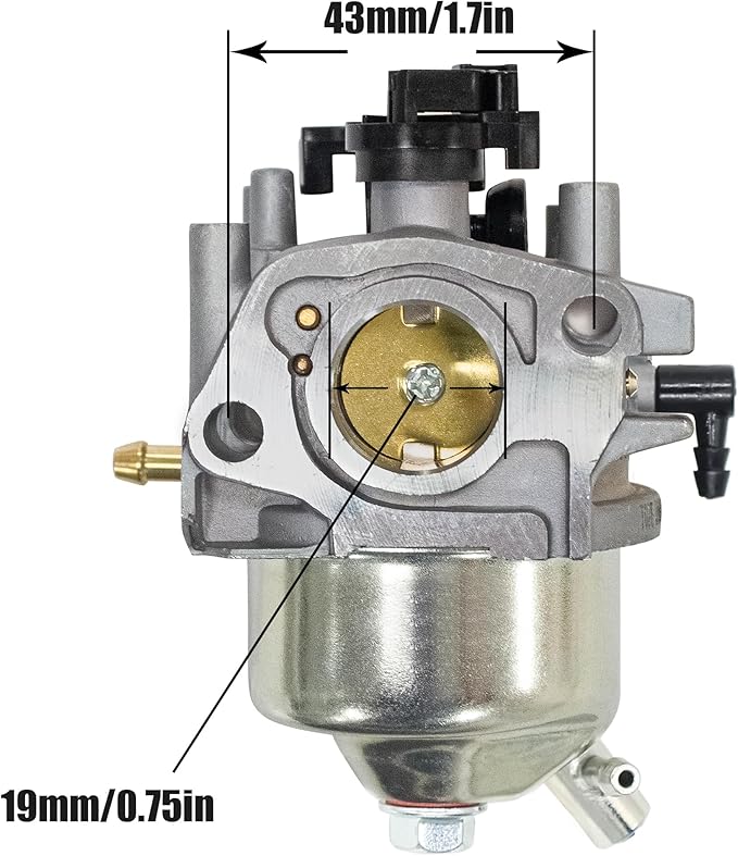 fullas Huayi Carburetor T07E Compatible with Predator 3500 Watts Inverter Generator 63584 Powerhorse LC4500i LC3500i Inverter Generator
