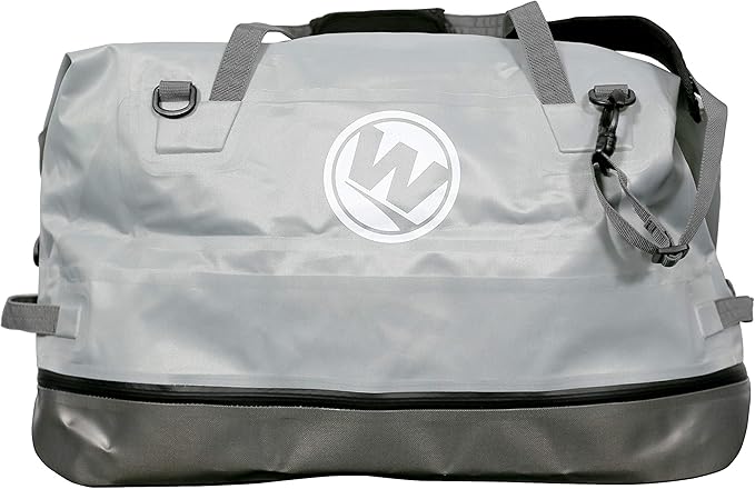 Wilderness Systems Escape Wet/Dry Duffle Bag | Kayak Drybag with Separate Wet and Dry Storage | Waterproof Zipper and Compression Straps | 45-80L