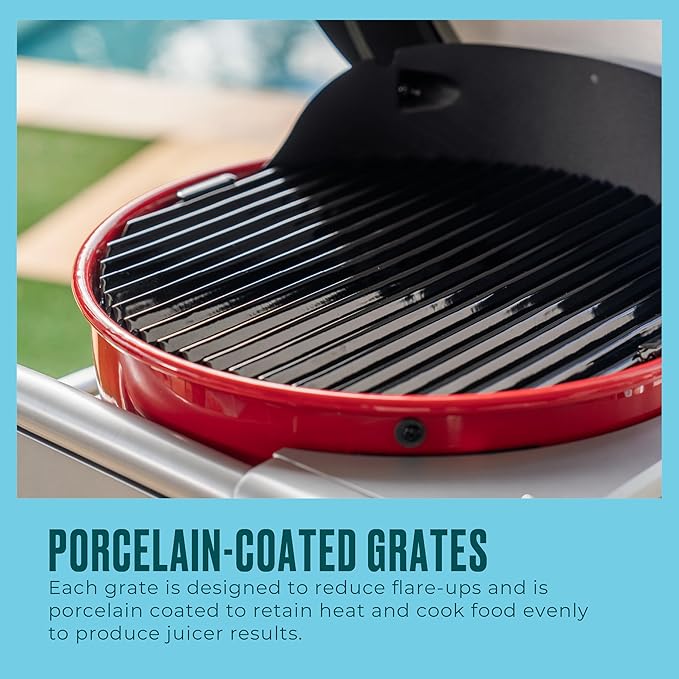 Charbroil Bistro Pro Tabletop Electric Grill Red - 25302150