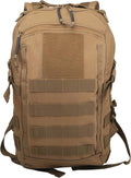 Miramrax 12L Small Backpack Day Pack - Mini Tactical Backpacks Military Daypack Molle Bag Rucksack Bug Out Bag for Hiking Camping Trekking (Tan)