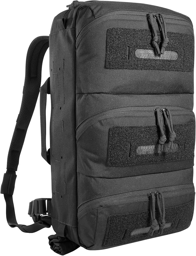 Tasmanian Tiger TT Modular Medic Combat Pack 18 Litre Tactical Medic-Pack Emergency Backpack with Removable SRPP Panels Black - One Size