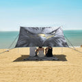 ALAZA Eagles Portrait Art Beach Tent Sun Shelter Portable Canopy Sunshade for Outdoor Camping Picnics Backyard Fun 10x9 ft