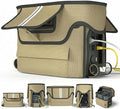 Power Station Waterproof Case Compatible with EF ECOFLOW DELTA 2 MAX Portable Case Crafted from 1680D Heavy-Duty Marine Canvas Roll-Up Side Vent Design