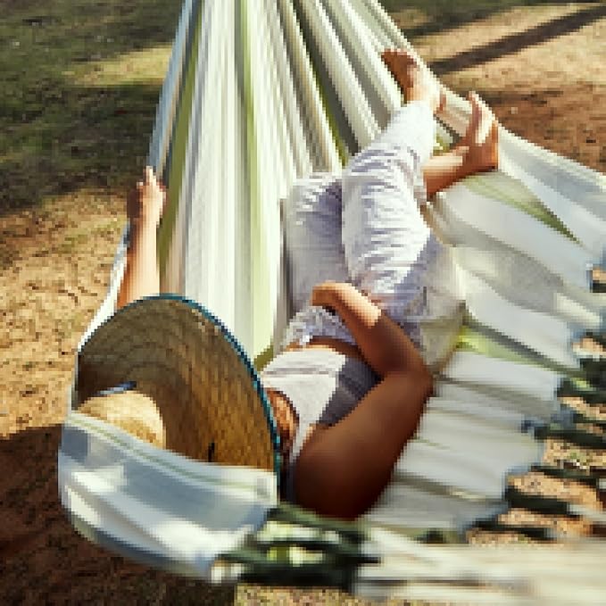La Siesta® Large Double Brisa Classic Hammock &amp TreeMount Trees Beams Posts Suspension Kit - Indoor Outdoor Hammock Swing Weather Resistant Cedar