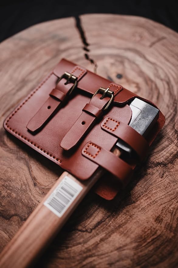 WATL Universal Axe Head Sheath - Premium Protection for Your Axe Blade - Durable Adjustable and Secure Fit - Ideal for Outdoor Enthusiasts and Axe Throwers