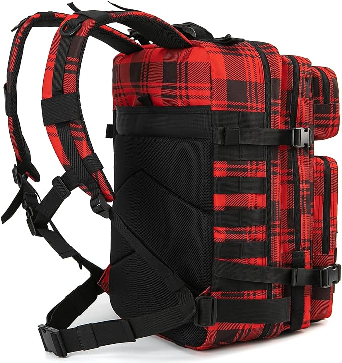 QT&ampQY 45L Military Tactical Backpacks Molle Army Assault Pack 3 Day Bug Out Bag Hiking Treeking Rucksack…