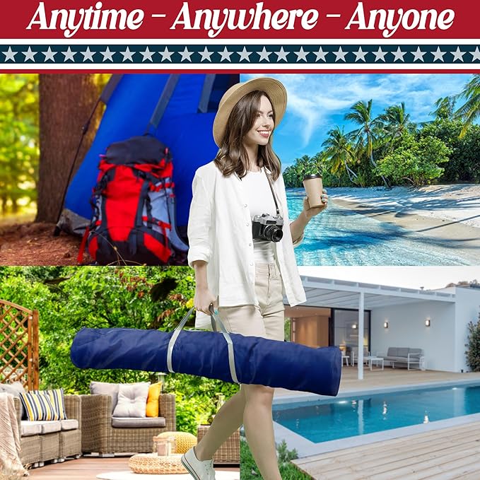 Tranquillo Uniki Hammock Stand 550 lbs Capacity Portable Collapsible Outdoor Hammock with Stand Signature Steel Stand Breathable Canvas Hammock Net Blue