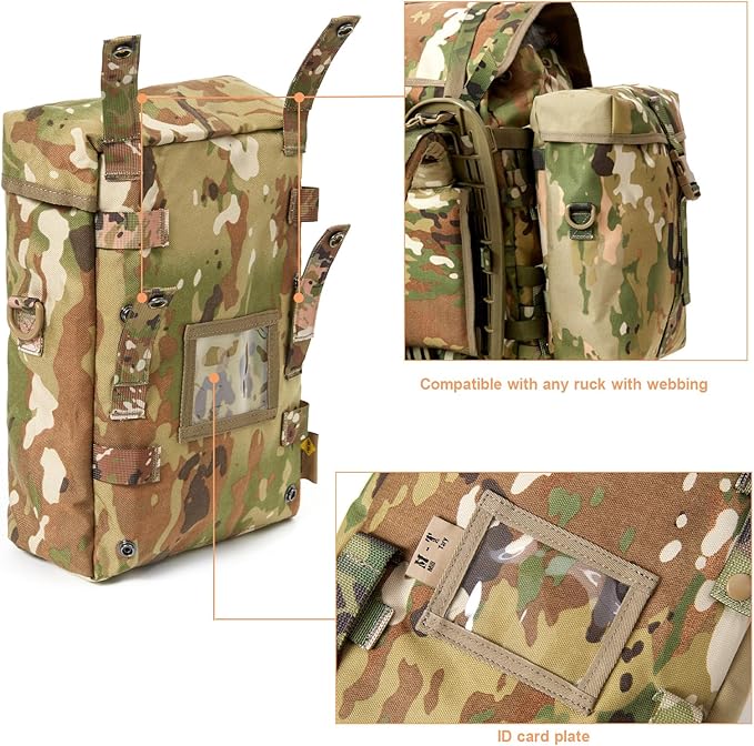 MT 2Pcs US Military MOLLE Sustainment Pouch Army Utility Pouch