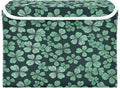 Shamrock Storage Baskets with Lids Collapsible Bins Stackable Fabric Linen Baskets St. Patrick's Day Closet Organizer Container 16.5x12.6x11.8