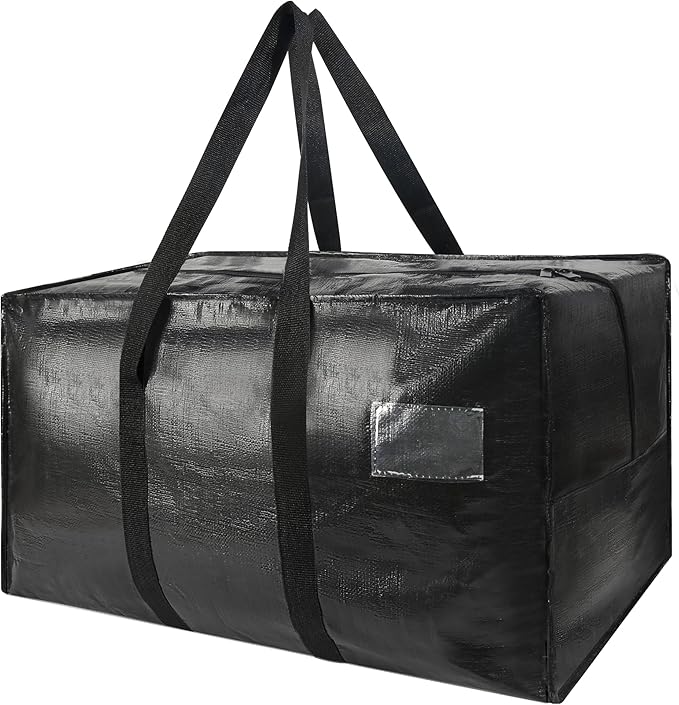 Heavy Duty Extra Large Moving Bags96 Gallon Jumbo Packing BagsHuge Moving Storage Bags with Strong Zippers &amp Carrying HandlesReusable Big Moving Storage Bags for College Dorm Travel 1Pack