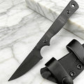 7.6 Small EDC Fixed Blade Knife Full Tang 8Cr13Mov Steel Blade G10 Handle with Kydex Sheath Everyday Carry for Outdoor &amp Camping Tool