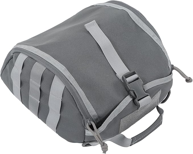 Tactical Helmet Bag PackCamping Helmet Bag Canvas Scratch Prevention Adjustable Helmet Storage Bag for Hard Hats Helmet Khaki