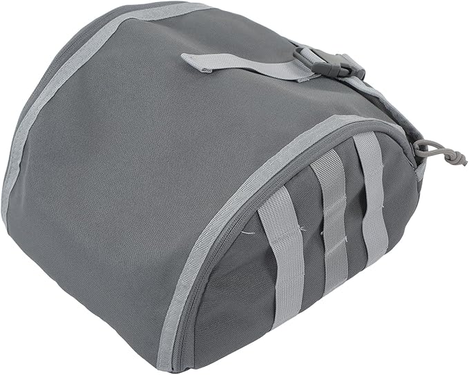 Tactical Helmet Bag PackCamping Helmet Bag Canvas Scratch Prevention Adjustable Helmet Storage Bag for Hard Hats Helmet Khaki
