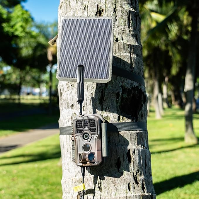 GardePro SP300 Solar Panel for Trail Cameras 3.5W Solar Charger for E6 2.0 Pro E8 2.0 Pro R3 Pro X60 Pro Max X66 Pro &amp More