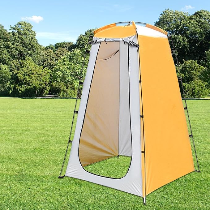 Privacy Tent Mobile Toilet for 1 Person Waterproof Portable Shelter Changing Tent Shower Tent for Hiking Picnic RV Camping