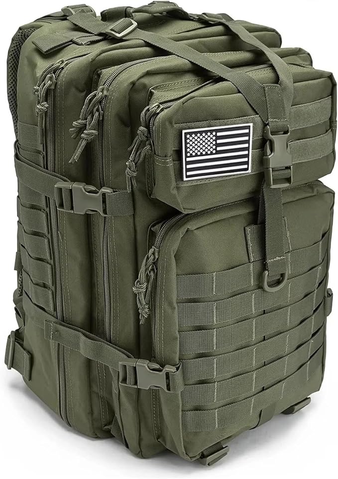 50L Man Tactical Backpacks Outdoor Traveling Bags Trekking Hunting Bag Travel Backpack Camping Equipment Back Pack(Green)