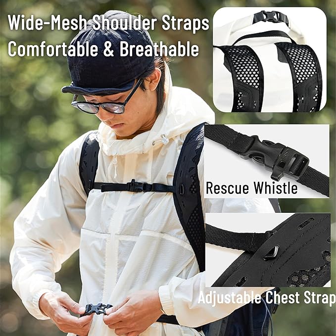Naturehike Foldable Waterproof Backpack 18L/25L Lightweight Floating Dry Bag for Men &amp Women Day Pack for Kayaking Beach