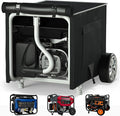 [New Upgraded] 900D Heavy Duty Waterproof Generator Cover Generator Cover for Outside 32L x 24W x 24H Cover Universal 5000W-10000W Outdoor Generator Storage Box All Season Protection Black