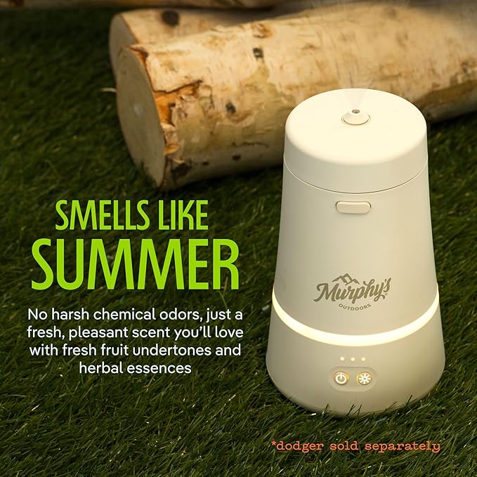 Murphy's Naturals Mosquito Dodger Zone Repellent Refills Repels 30 Hours Each Made for Murphy's Naturals Mosquito Dodger 1oz Refill Bottles 2-Pack