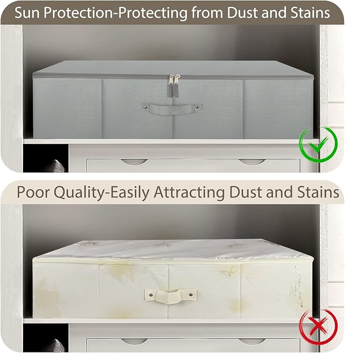 Wedding Dress Storage Box Wedding Dress Preservation Box With 50 Sheets of Acid Free Tissue Paper Microfiber Gloves and Clothing Desiccants Bridal Essentials for WeddingKeepsake (Gray)