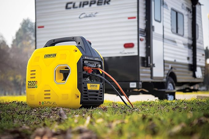 Champion Power Equipment 2500-Watt Dual Fuel Ultralight Portable Inverter Generator with Quiet Technology and CO Shield