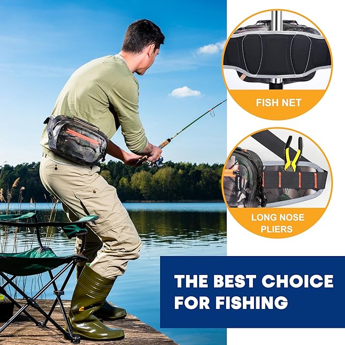 WILD HEART Airtight Waterproof Waist Bag Luya Bag 3D Dimension Shape Case 3.6L TPU Material for Outdoor Kayaking Rafting Boating Swimming Camping Hiking Beach Fishing (Army Green)