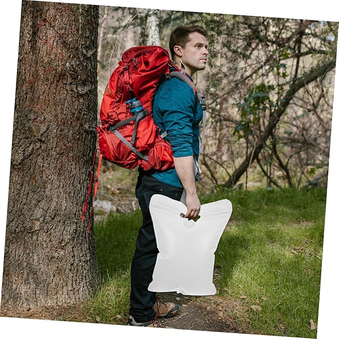 Portable Camping Shower Bag Lightweight Outdoor Water Storage Capacity with Showerhead and Compact Design for Hiking Travel and Bathing Needs